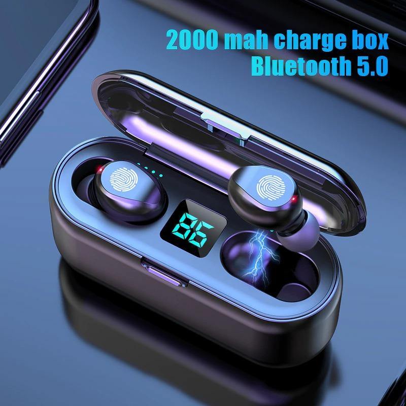 Air F9 Max TWS Bluetooth Earphone LED Display Bluetooth 5.0